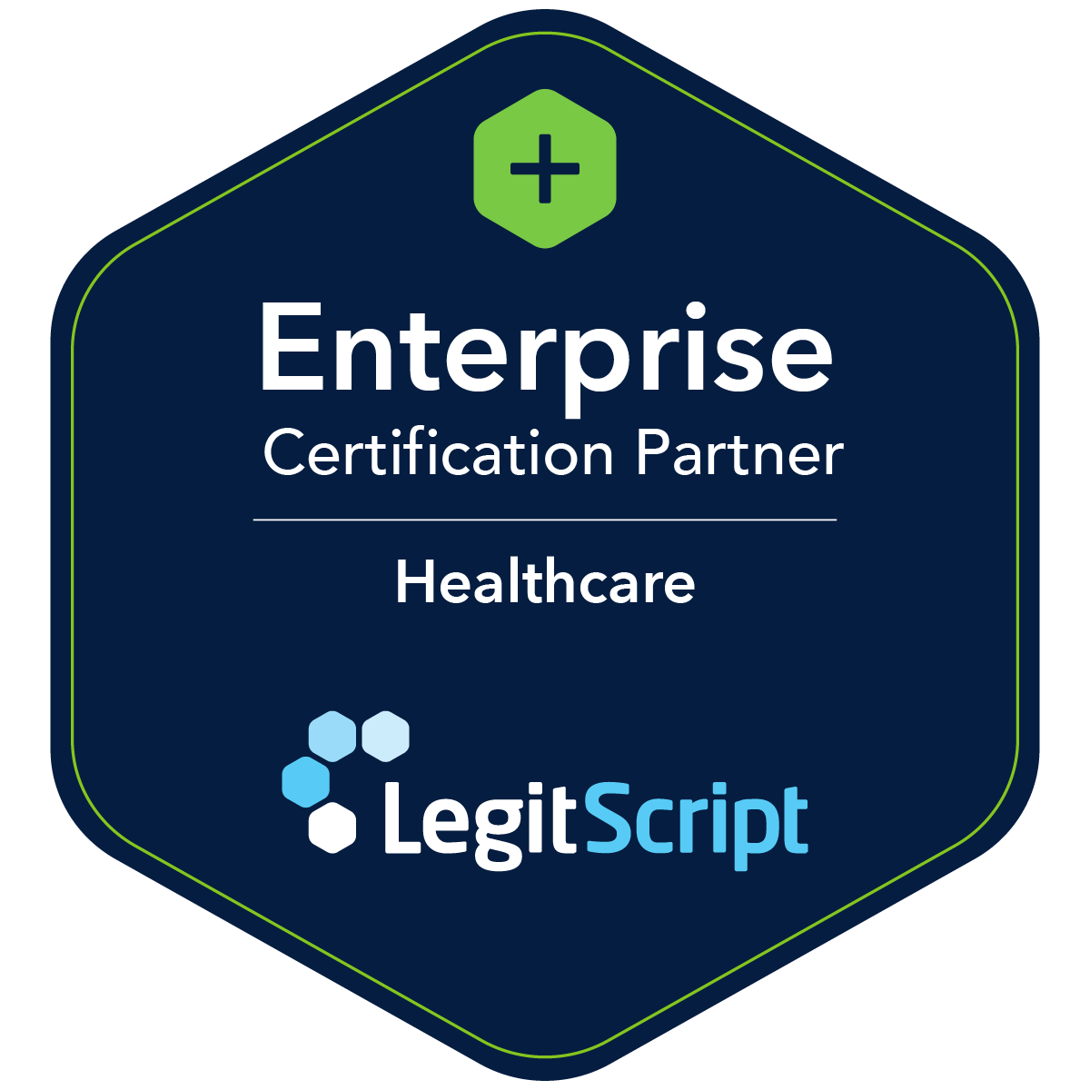 LegitScript Enterprise Certification Partner, Healthcare