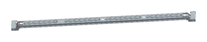 Upper rack guide rail