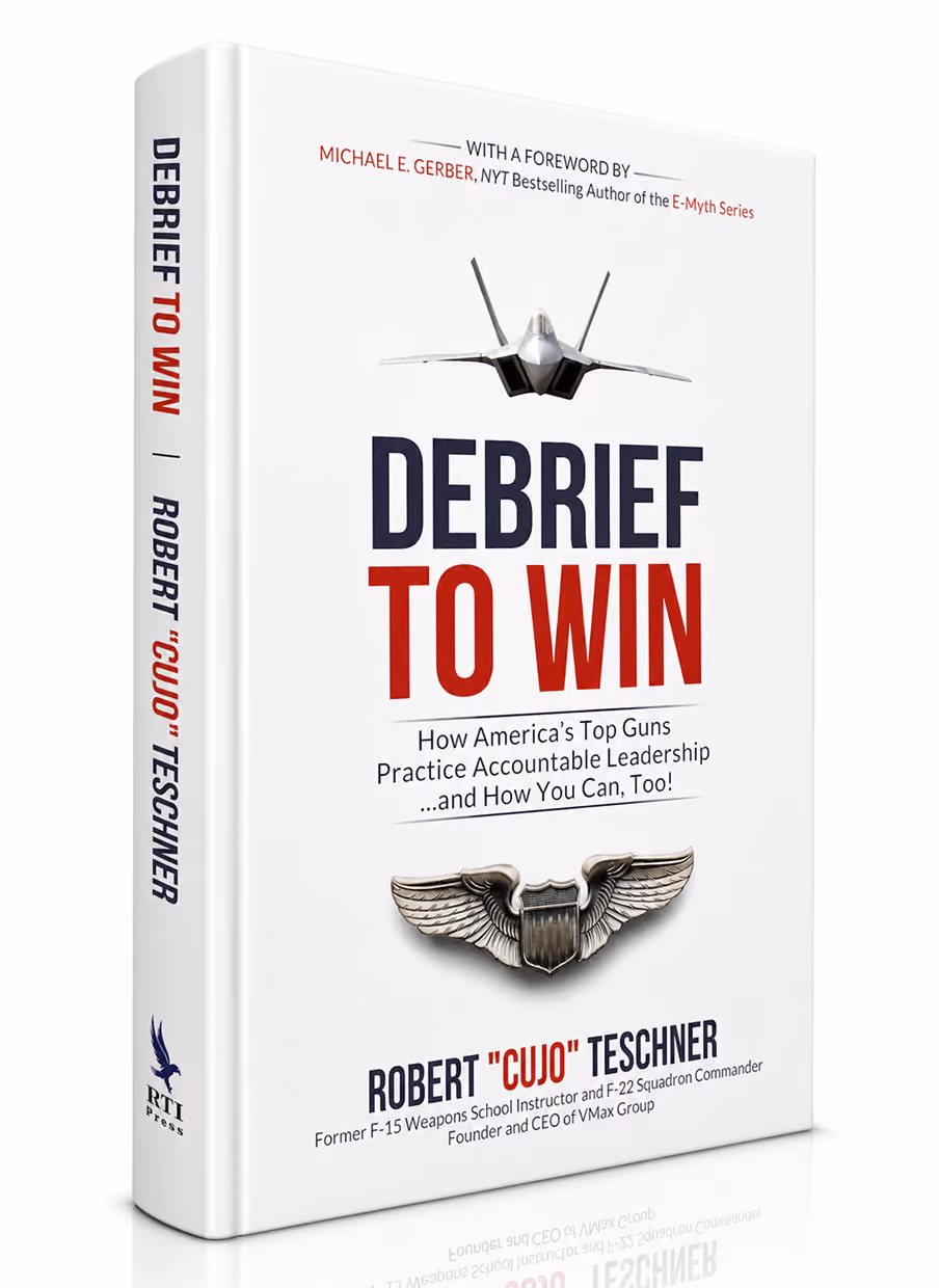 Cover of Debrief to Win by Robert "Cujo" Teschner