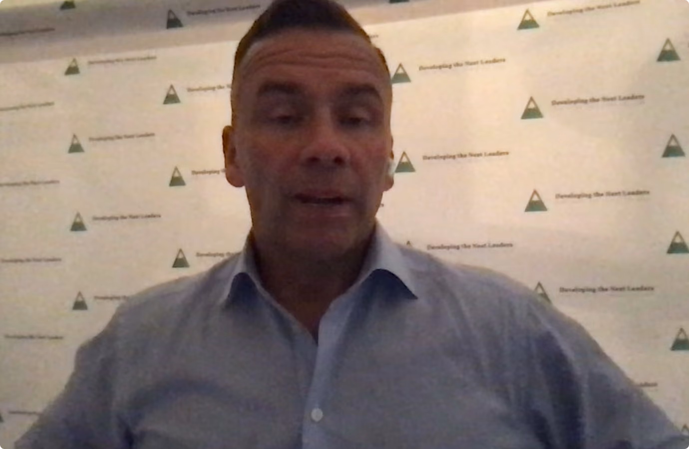 Colin Lake, Founder of Developing the Next Leaders, speaking on camera about VMax Group