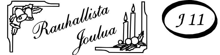 J 11 — Rauhallista Joulua