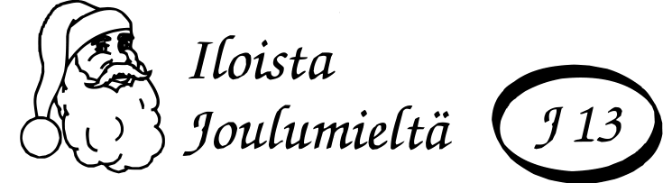 J 13 — Iloista Joulumieltä