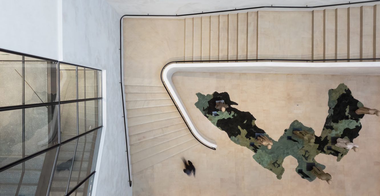 Burberry atrium from above
