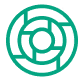 Green circular maze icon with a central circle and an open path leading to the center.