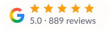 5.0 google review badge