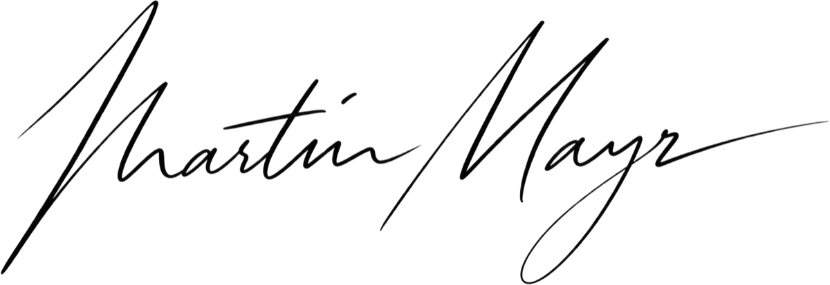 Unterschrift von Martin Mayr