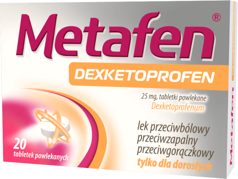 Metafen Dexketoprofen – opakowanie