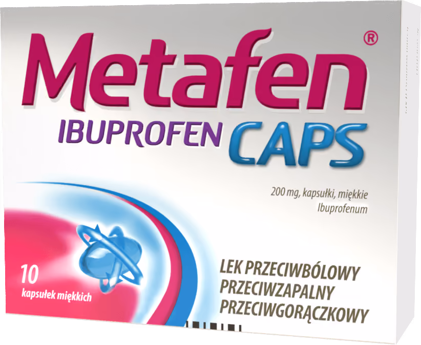 Metafen Ibuprofen Caps – opakowanie