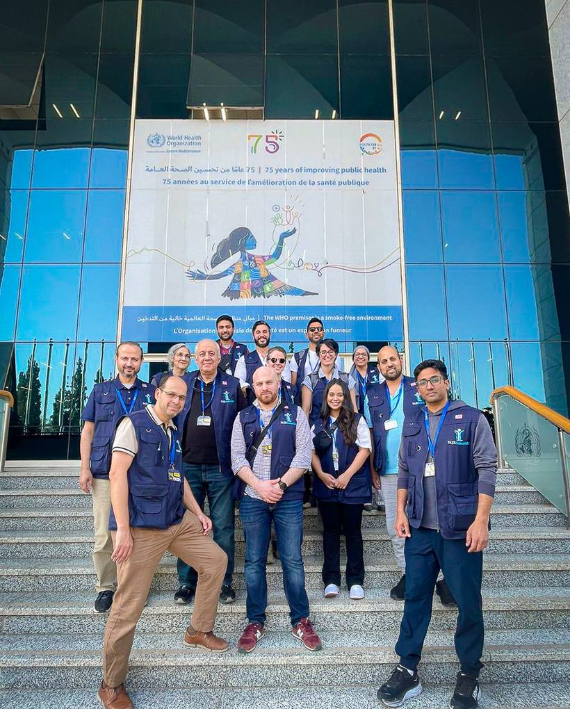 The FAJR Global team at an international health conference.