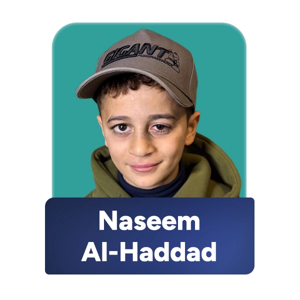 Child evacuated from Gaza through the FAJR MedEvac program