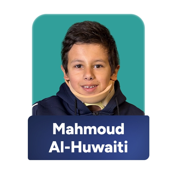 Child evacuated from Gaza through the FAJR MedEvac program