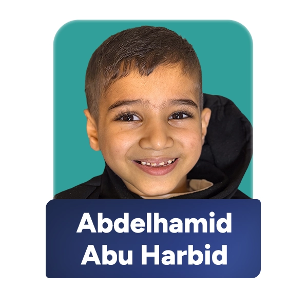 Child evacuated from Gaza through the FAJR MedEvac program