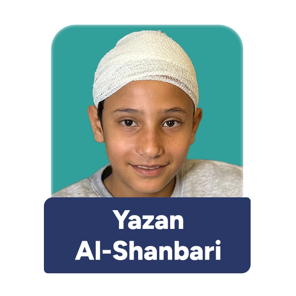 Child evacuated from Gaza through the FAJR MedEvac program