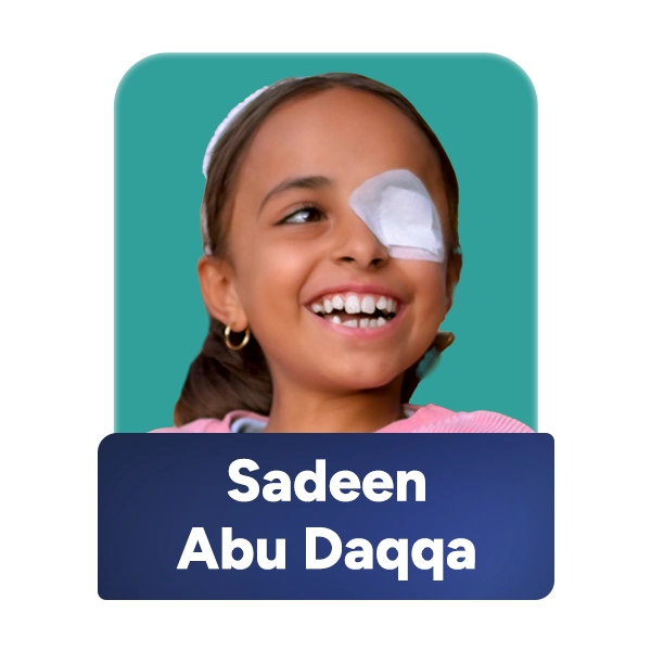 Child evacuated from Gaza through the FAJR MedEvac program