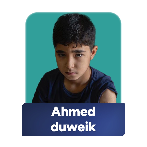 Child evacuated from Gaza through the FAJR MedEvac program