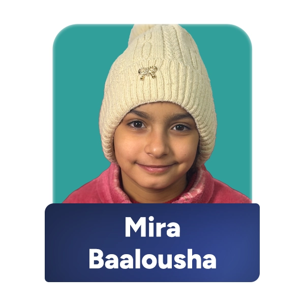 Child evacuated from Gaza through the FAJR MedEvac program