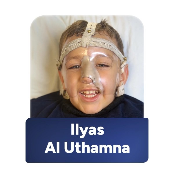 Child evacuated from Gaza through the FAJR MedEvac program