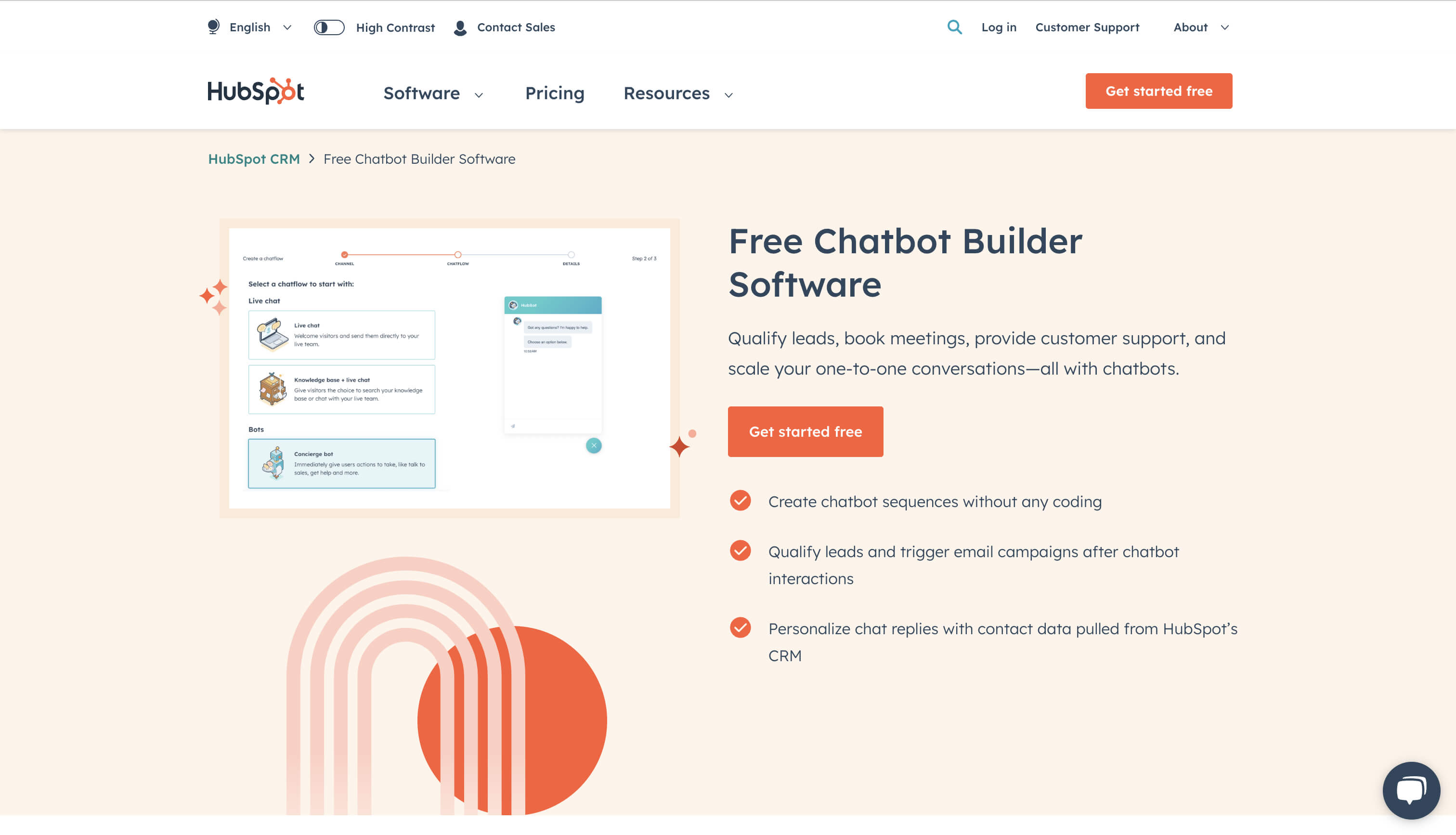 HubSpot Chatbot Builder