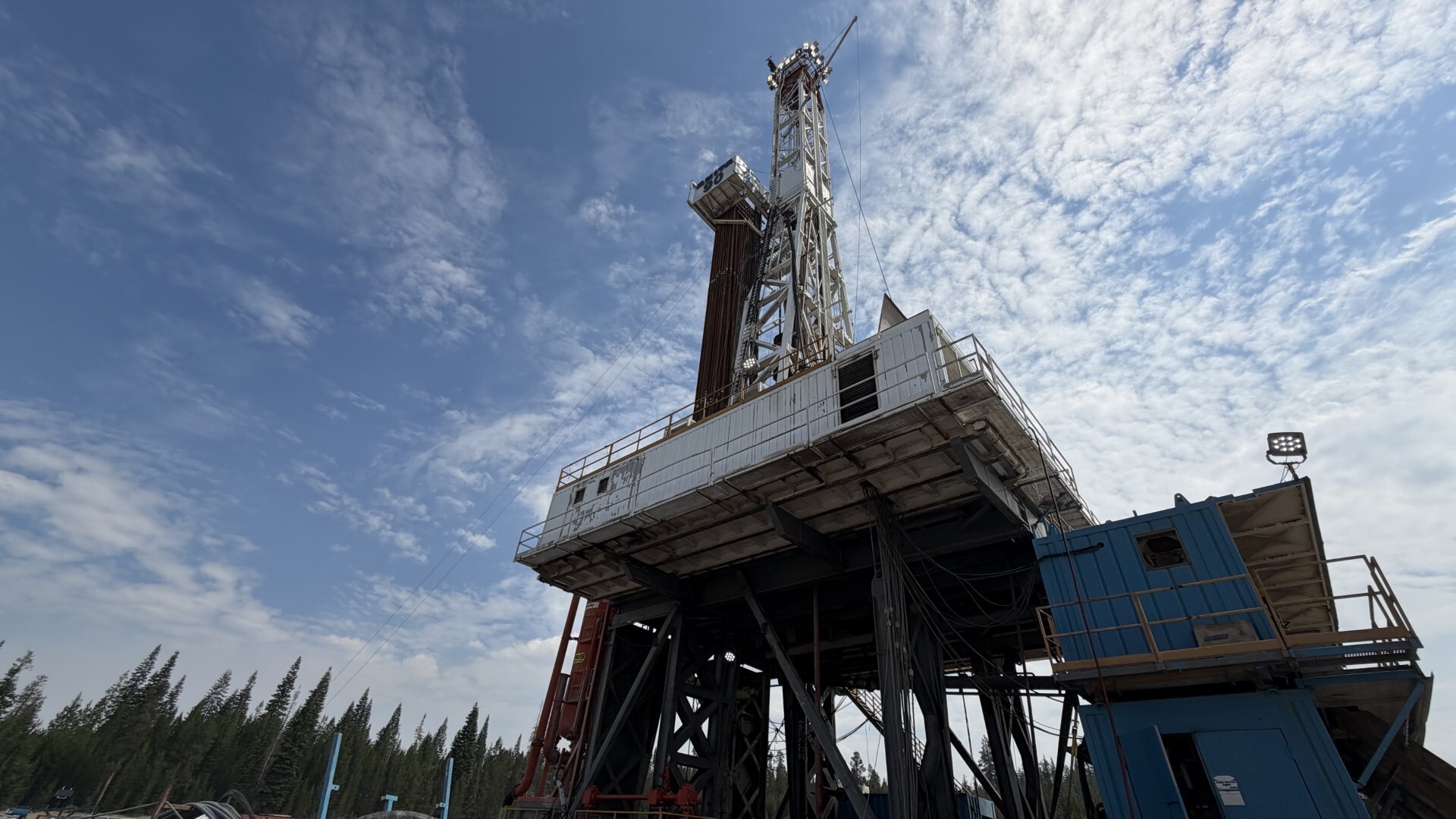 Athena wellhead equipment at the geothermal site