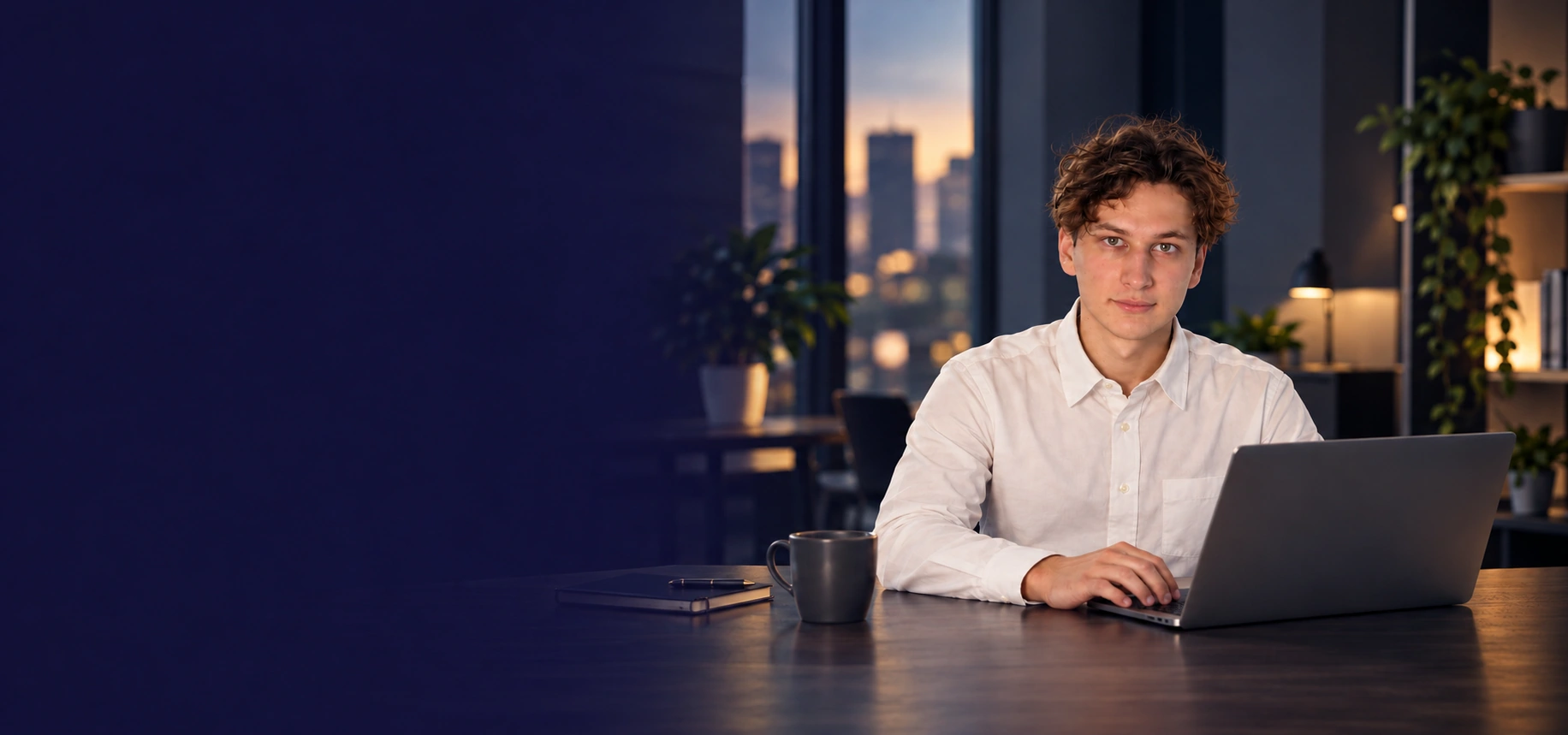 Vladislav Botnev demonstrating WIZIUM in the original cinematic workspace