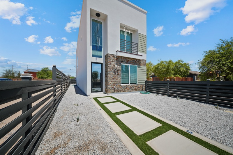 Exterior of a Coker Construction custom home in Buckeye, Arizona