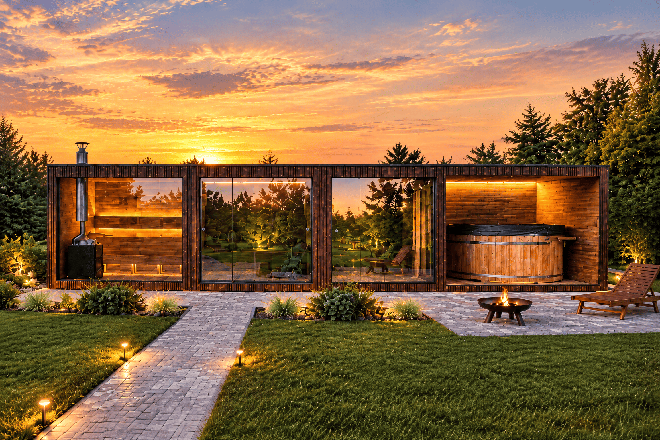 Projekte Wellness im Garten von Boldterrassendach