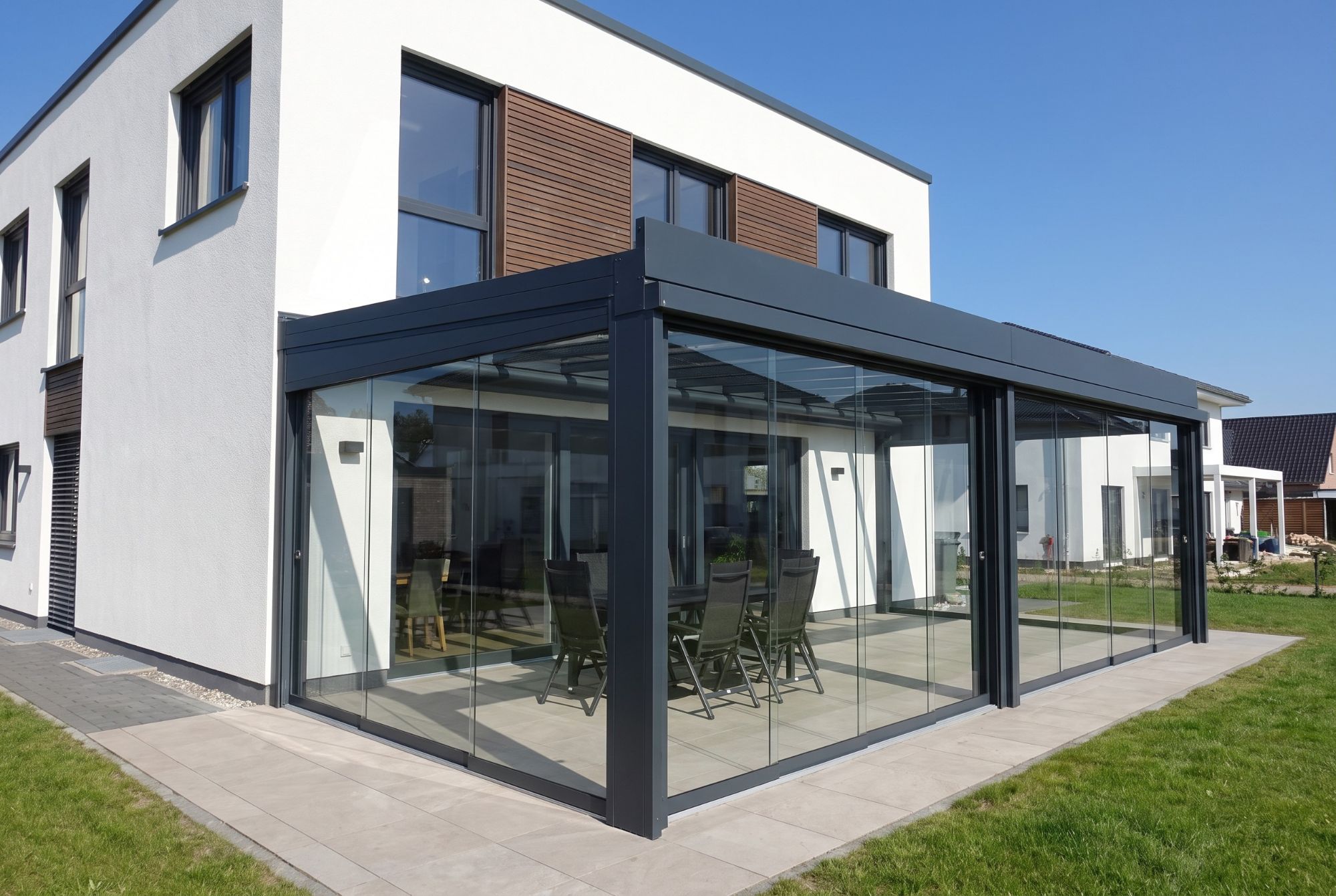 Cube-Wintergarten Boldterrassendach