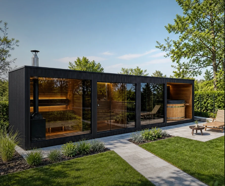 Sauna Boldterrassendach