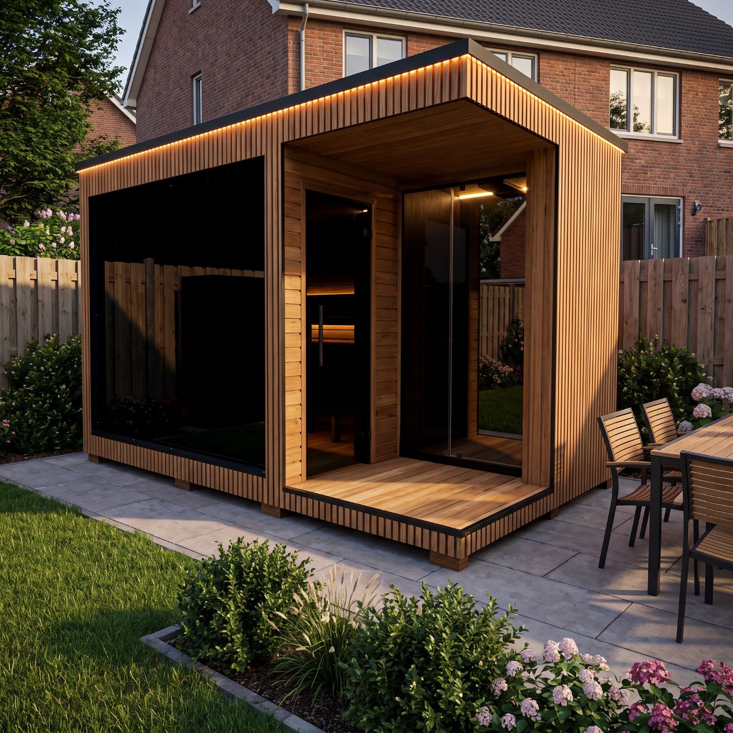 Sauna Boldterrassendach