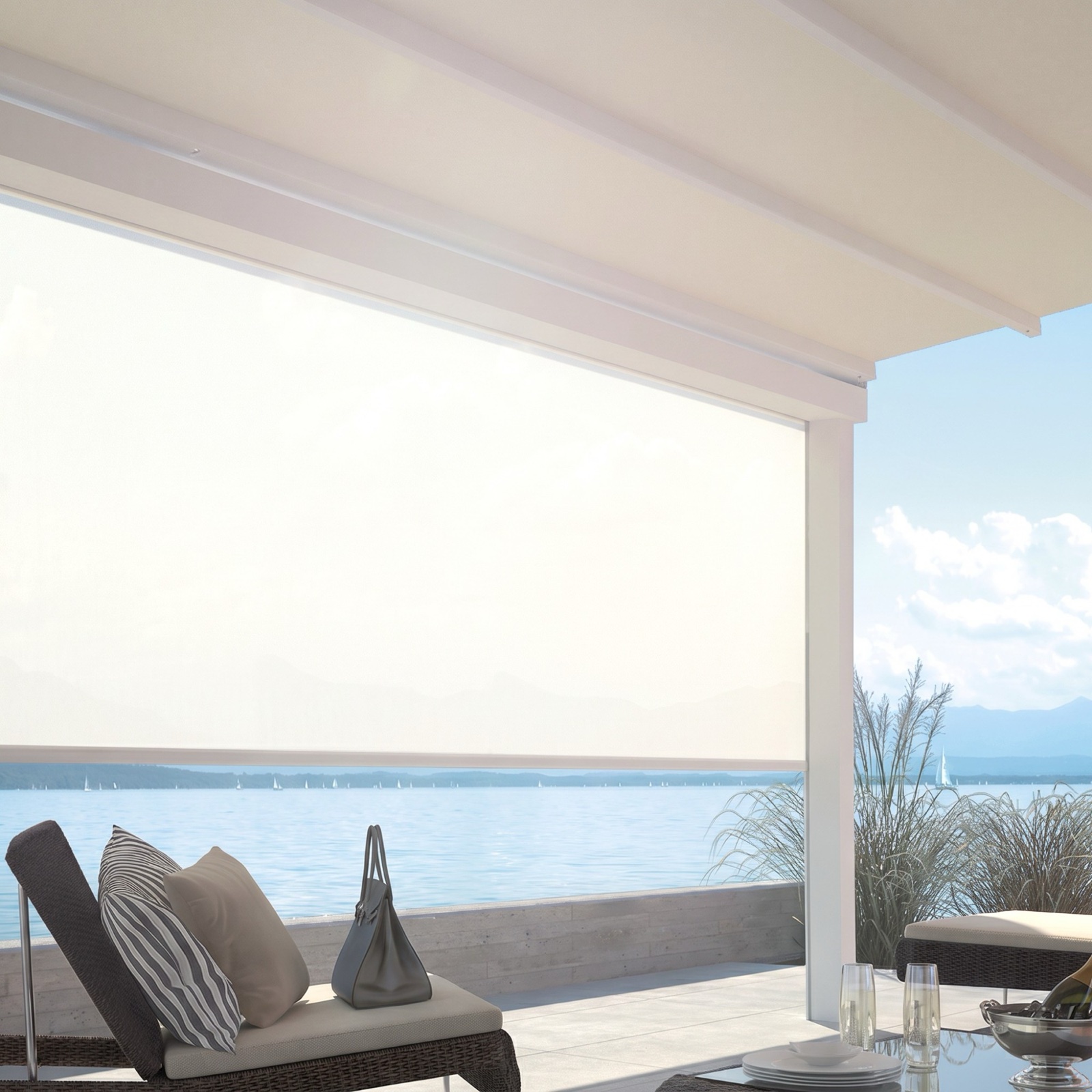 Pergola-Markisen Boldterrassendach
