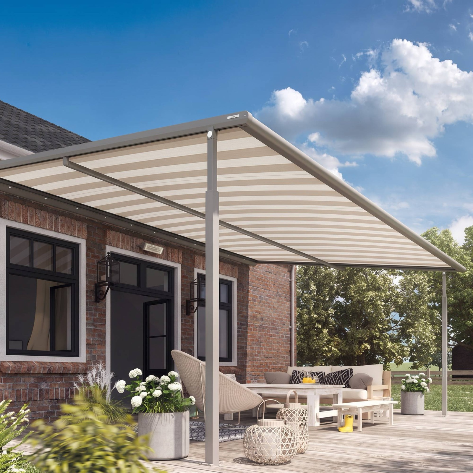 Pergola-Markisen Boldterrassendach