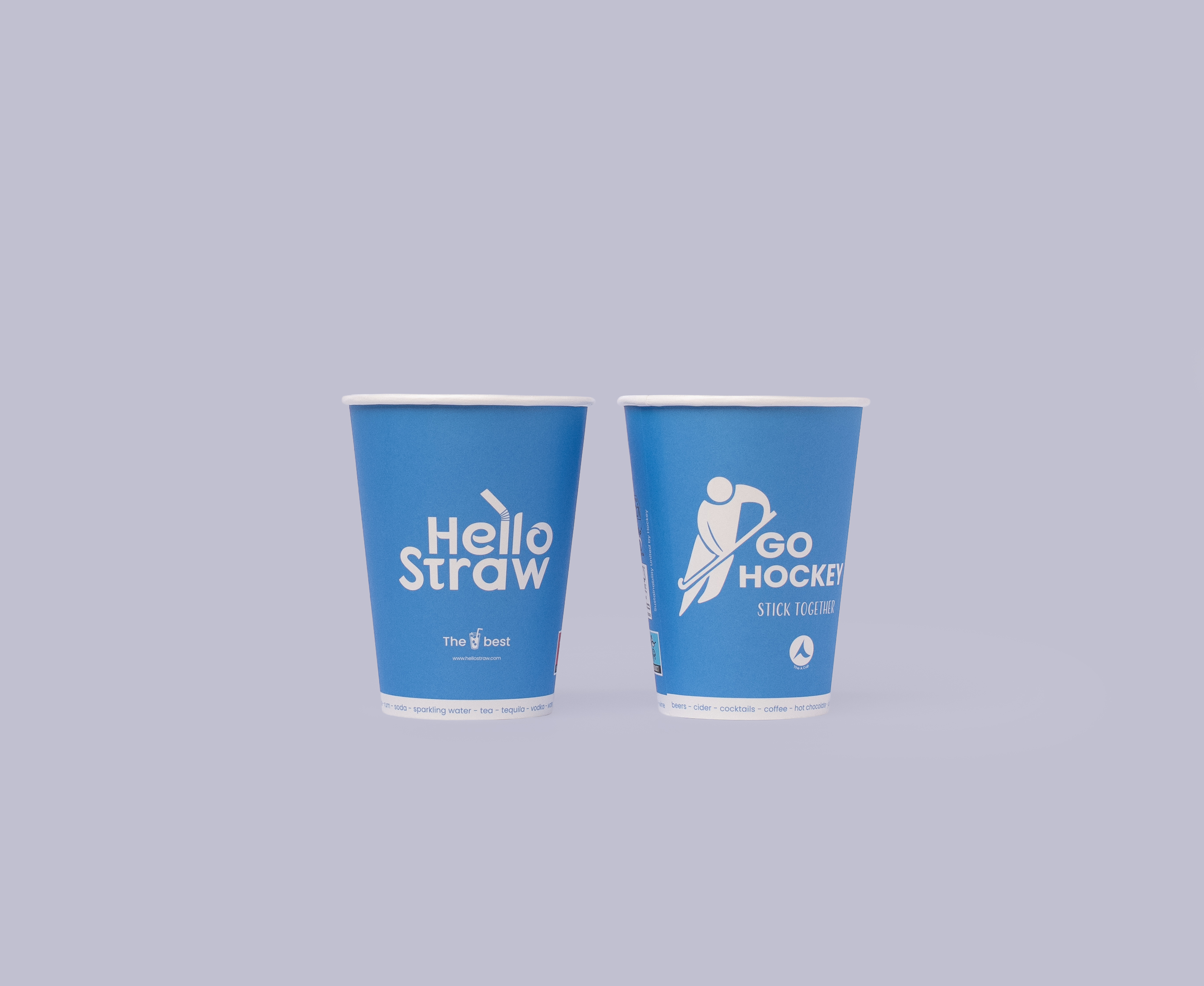 A Cup Go Hockey Go Sports Design