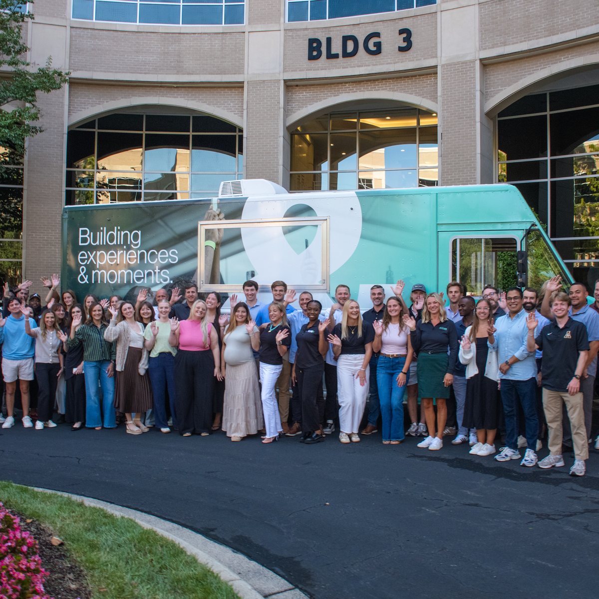 The full RSM& team outside the Charlotte office