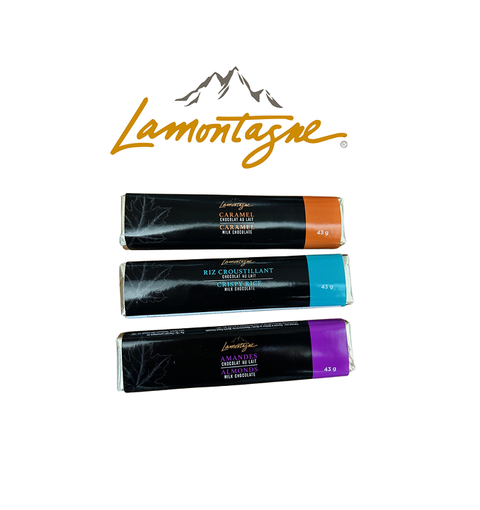 Lamontagne chocolate bars.
