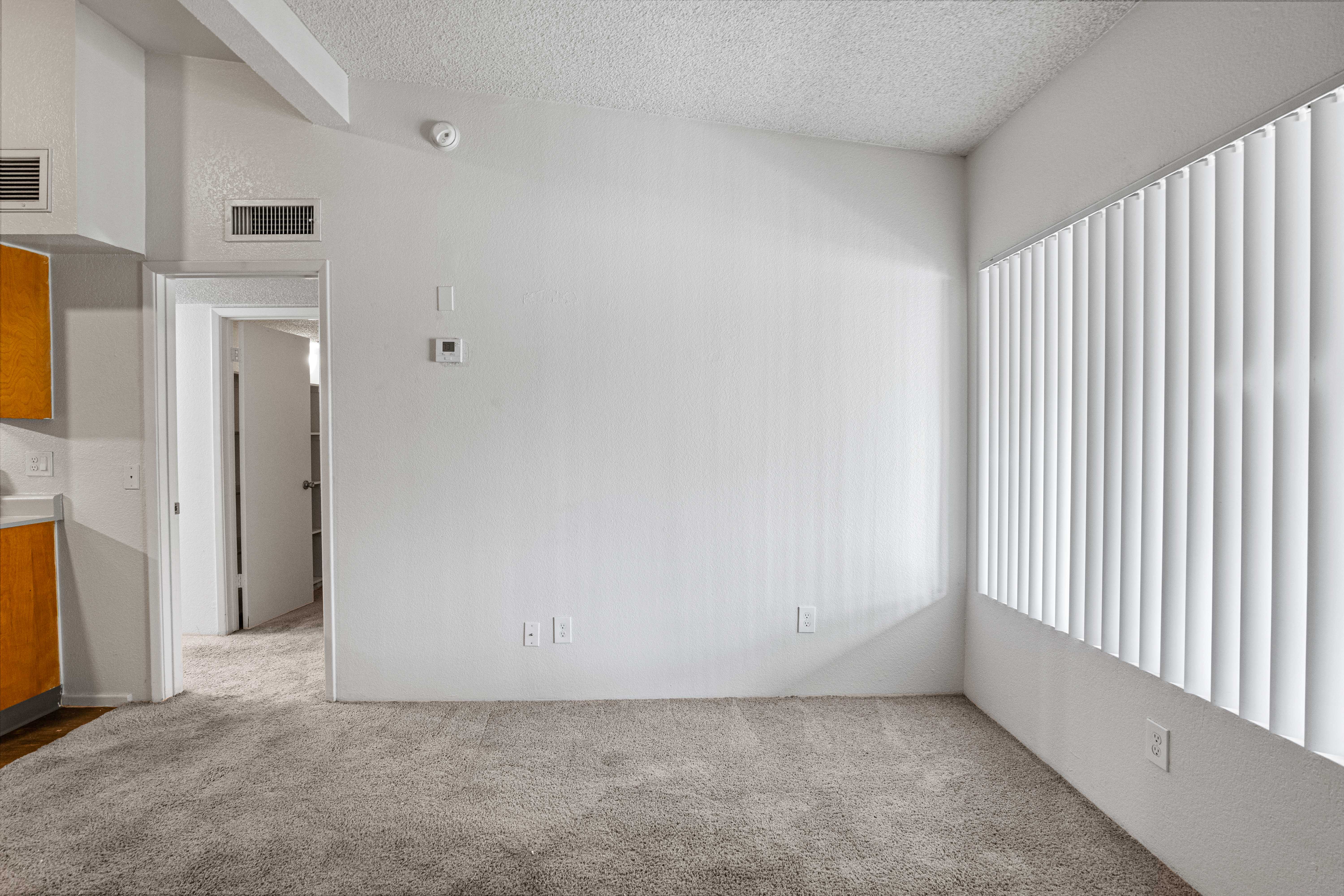 Living room with carpet