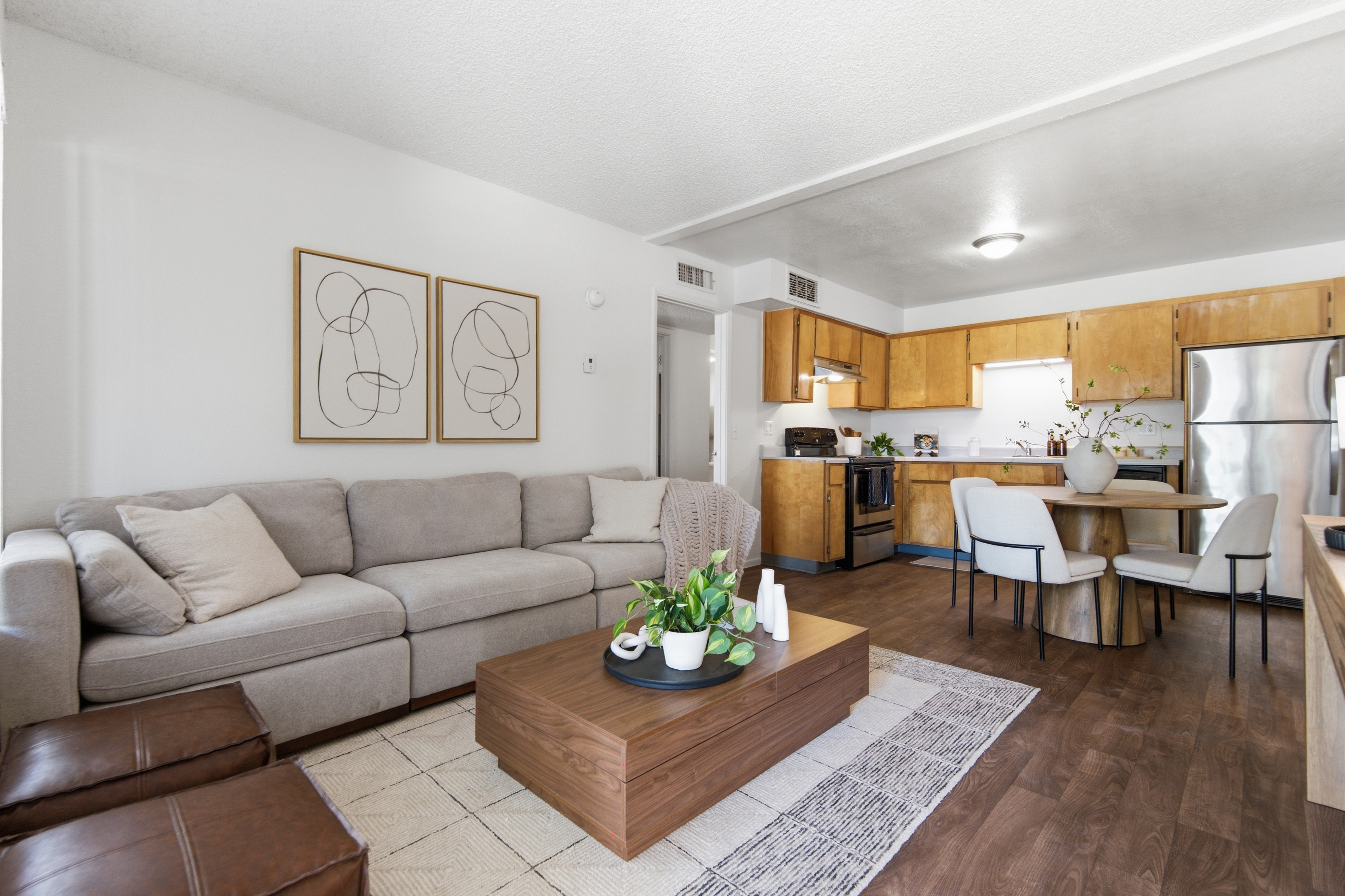 Furnished living room