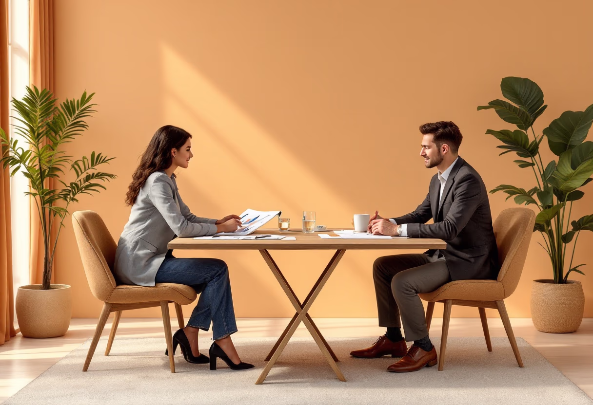 image of financial planning, business meeting