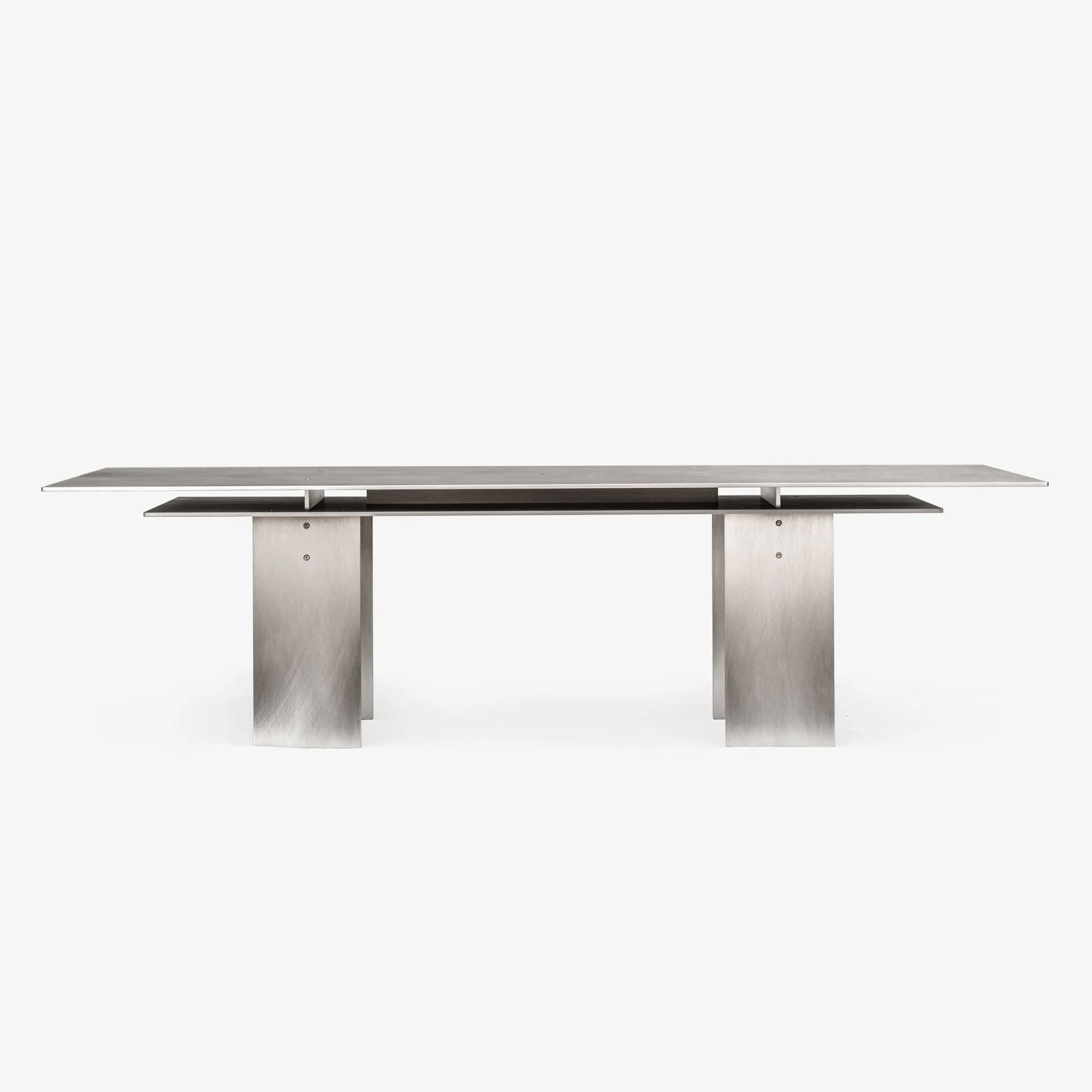 Stainless steel dining table