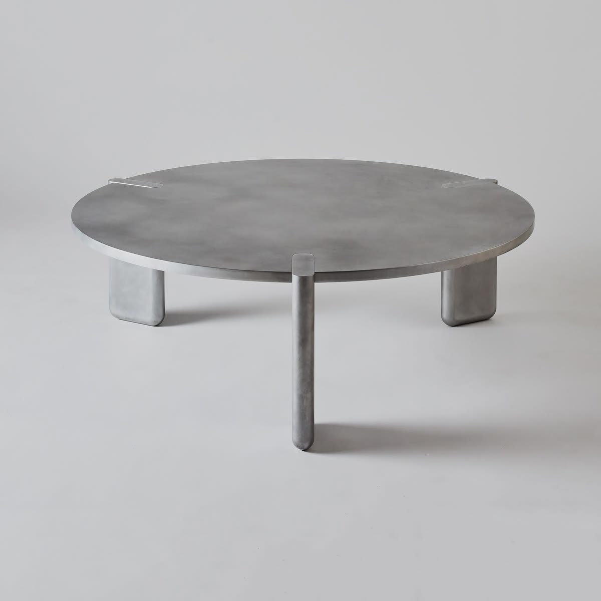 Stainless steel coffee table