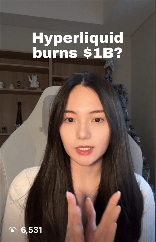 Hyperliquid burns $1B?