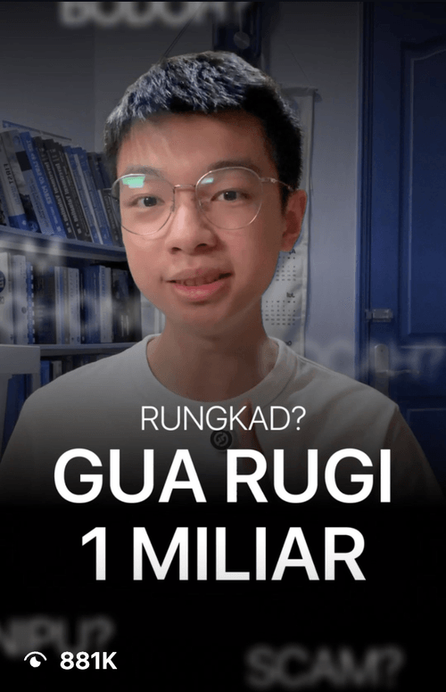Rungkad Gua Rugi 1 Miliar