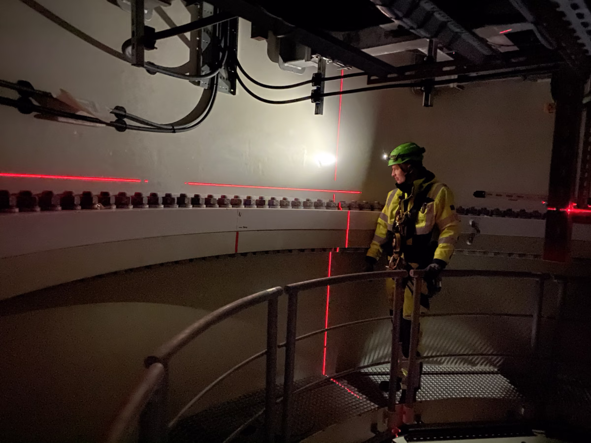 Wiederkehrende Prüfung im Offshore-Windpark Global Tech I