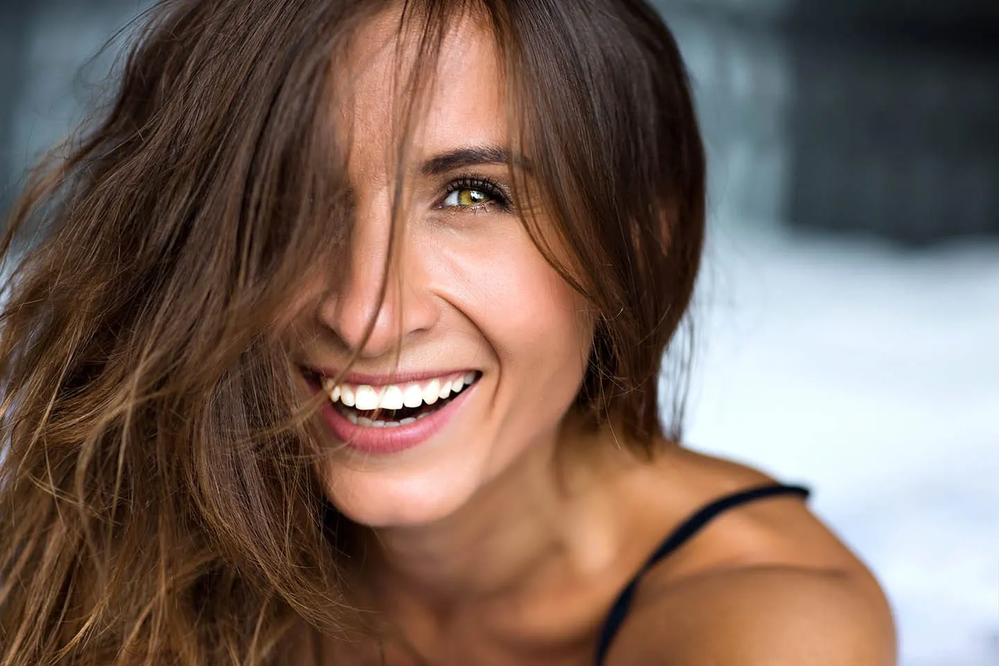 Cosmetic dentistry smile makeover patient at South Hills Dental Arts in Pittsburgh