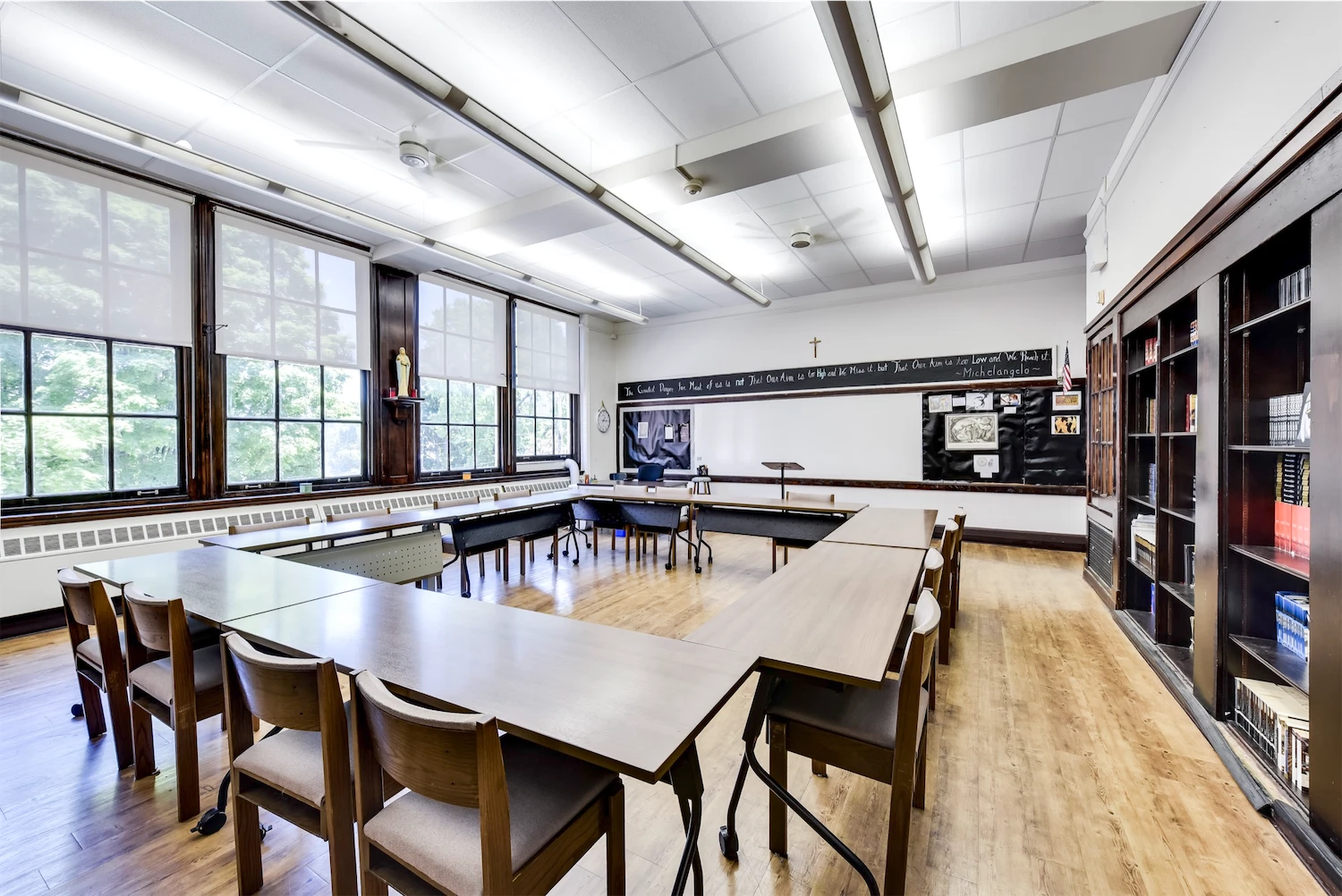 High School English Classroom