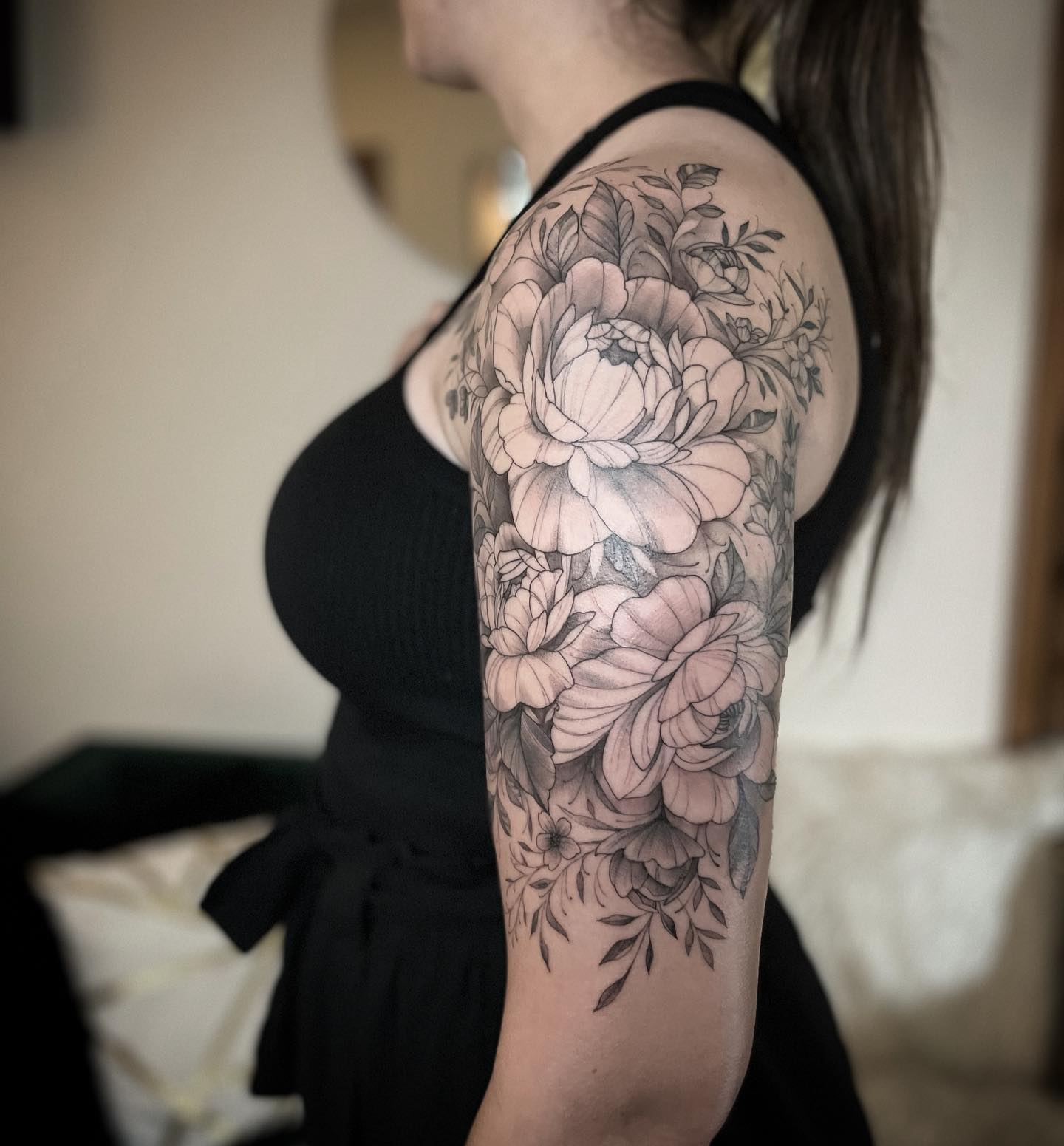 Healed Floral Sleeve Artistry