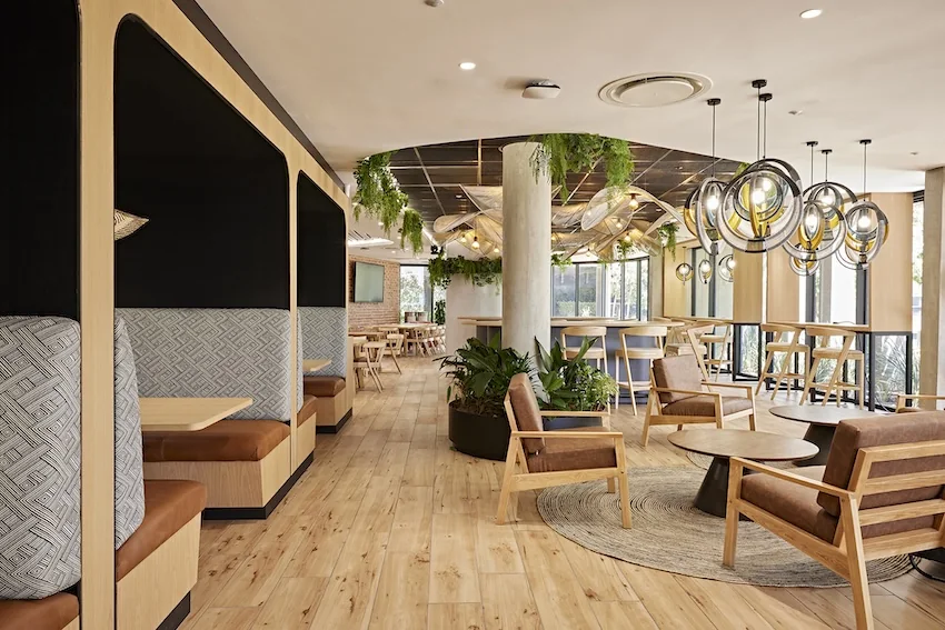 Attacq interior designed by Design Partnership.