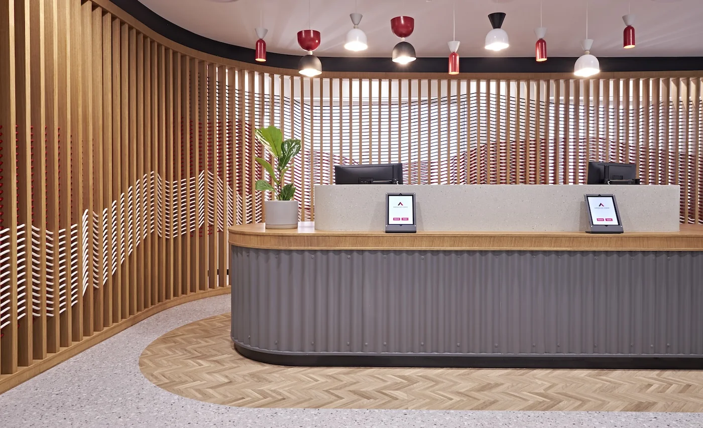 American Tower Corporation interior designed by Design Partnership.