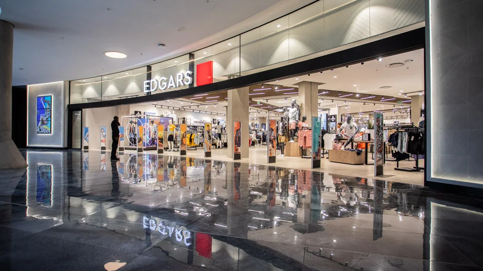 Edgars Fourways Mall interior designed by Design Partnership.