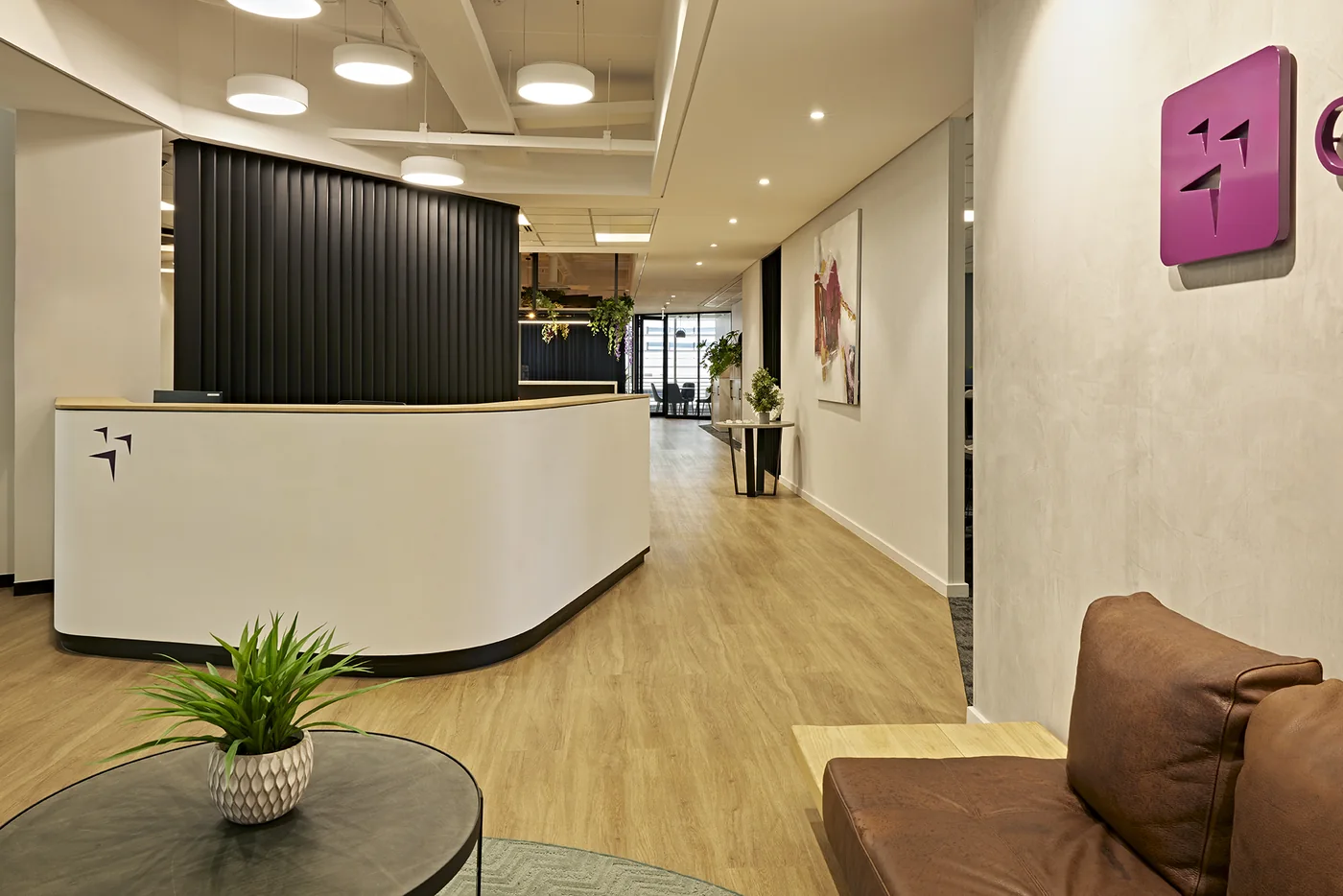 Centrafin interior designed by Design Partnership.