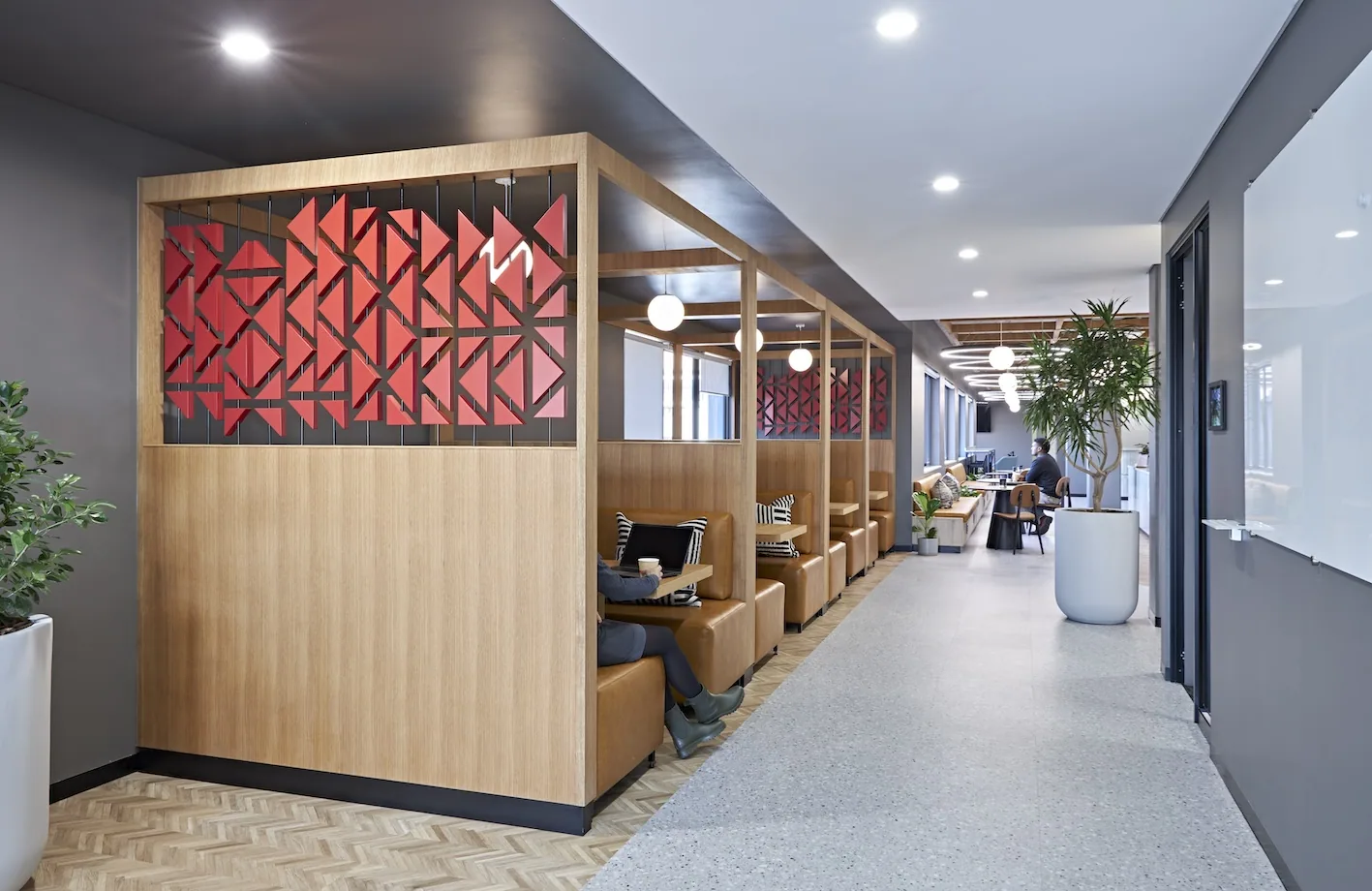 American Tower Corporation interior designed by Design Partnership.